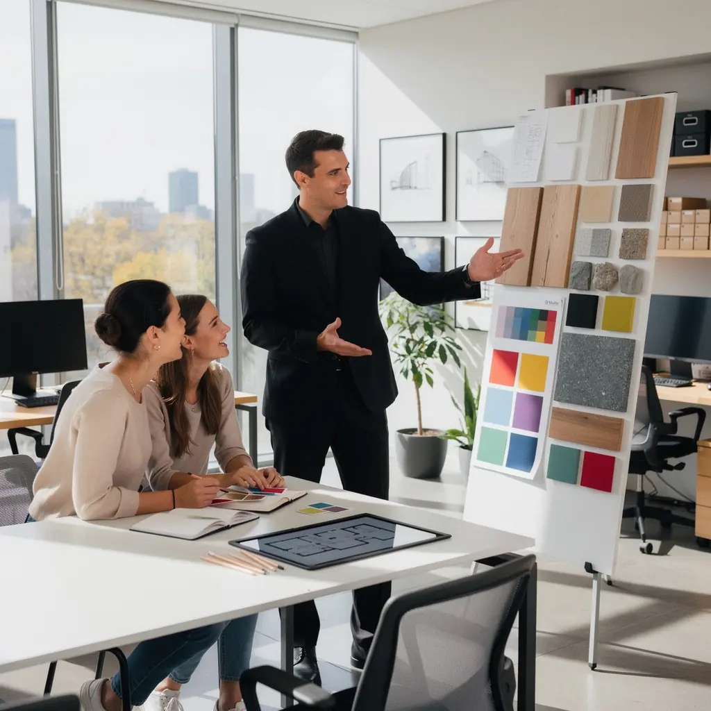 Bauplan einer eleganten Neubauwohnung mit individuell gestaltbaren InnenrГ¤umen.