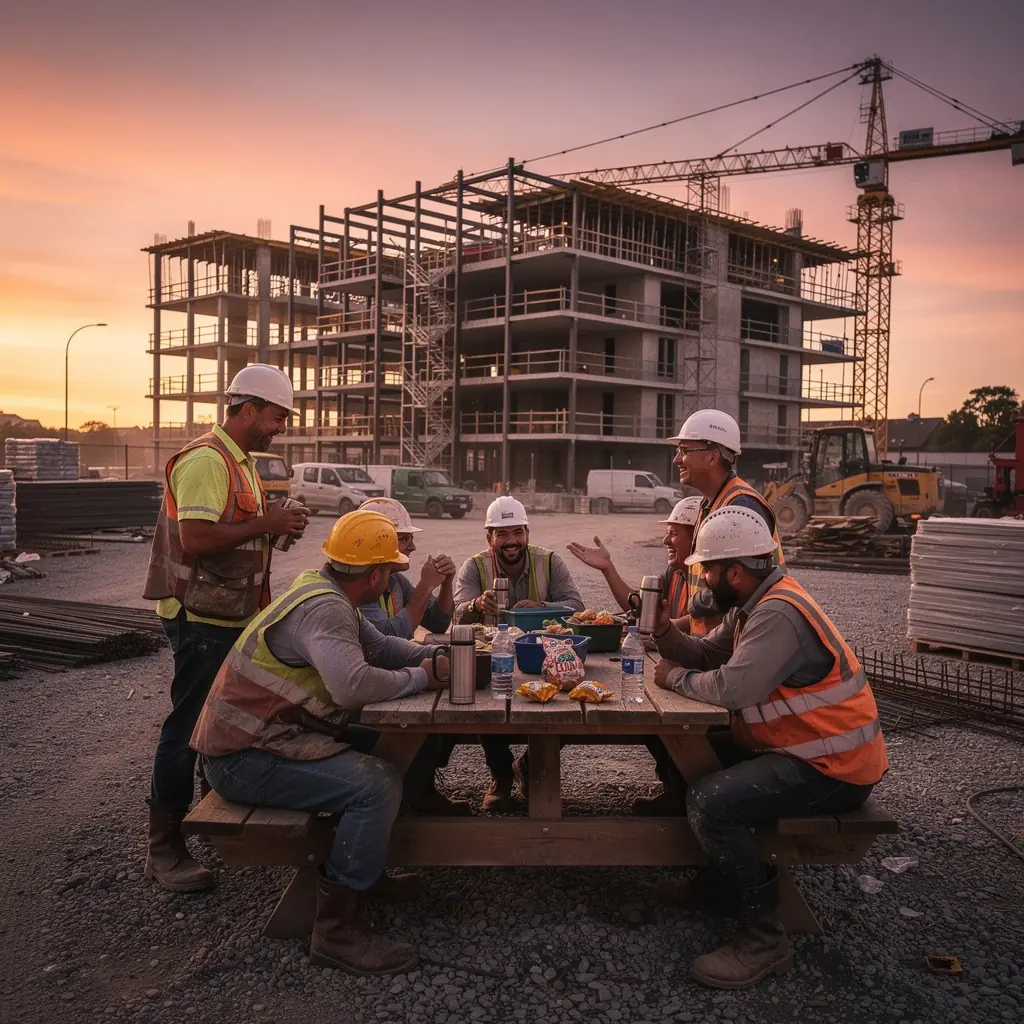 Visualisierung eines neuen Wohnprojekts mit modernen Annehmlichkeiten und Gemeinschaftsbereichen.